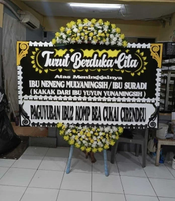 Papan Bunga di Cimahi